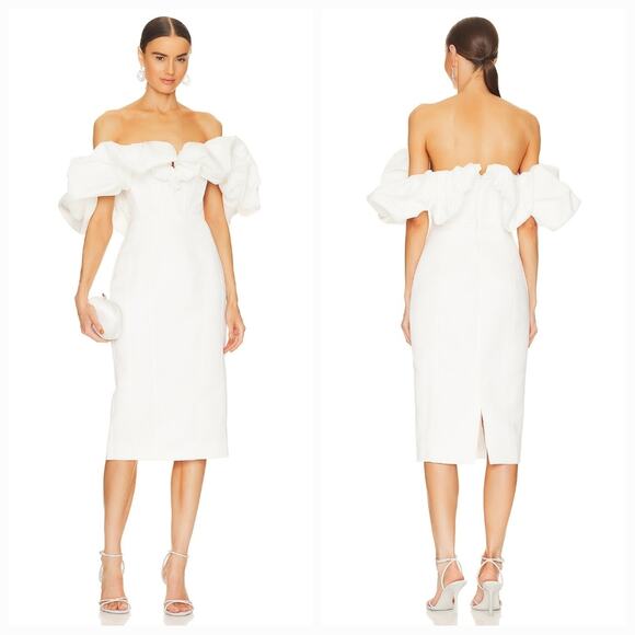 Line & Dot Dresses & Skirts - Line & Dot Samara Dress in Off White Medium